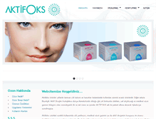 Tablet Screenshot of aktifoks.com